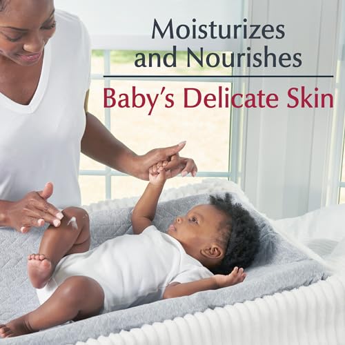 Baby Body Lotion, Hypoallergenic and Fragrance Free Baby Lotion, Baby Moisturizer with Pro-Vitamin B5 and Shea Butter, 13.5 Fl Oz Bottle