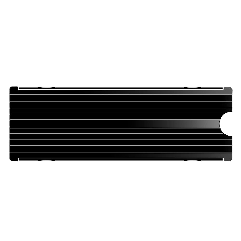 M.2 Heatsink Cooler 2280 SSD Double-Sided Heat Sink with Thermal Silicone pad for PS5/PC PCIE NVME M2 SSD(Black))