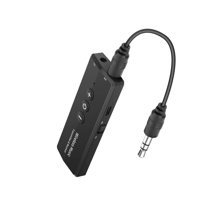 Upgraded Bluetooth 5.3 Transmitter 3-in-1, Portable Wireless Rechargeable Transceiver Adapter for TV PC, Stereo Audio Receiver for Car Speaker System