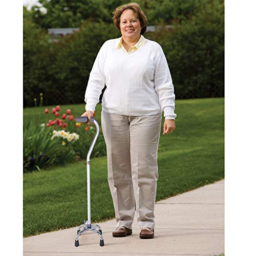 Small Base Offset Quad Cane, 2.15 Pound