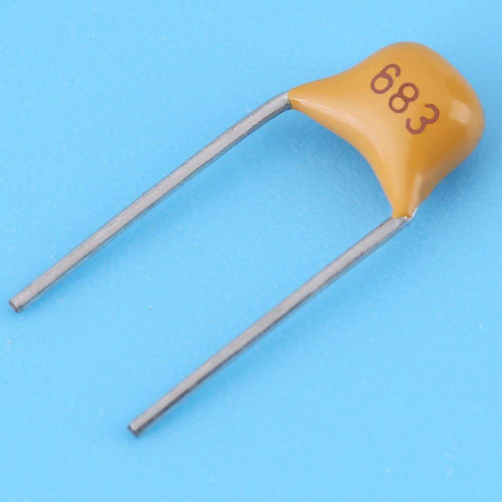 500pcs 10 Values 50V Multilayer Monolithic Ceramic Capacitor Assortment Kit Set 1nF/ 2.2nF/ 3.3nF/ 4.7nF/ 6.8nF/ 10nF/ 22nF/ 33nF/ 47nF/ 68nF