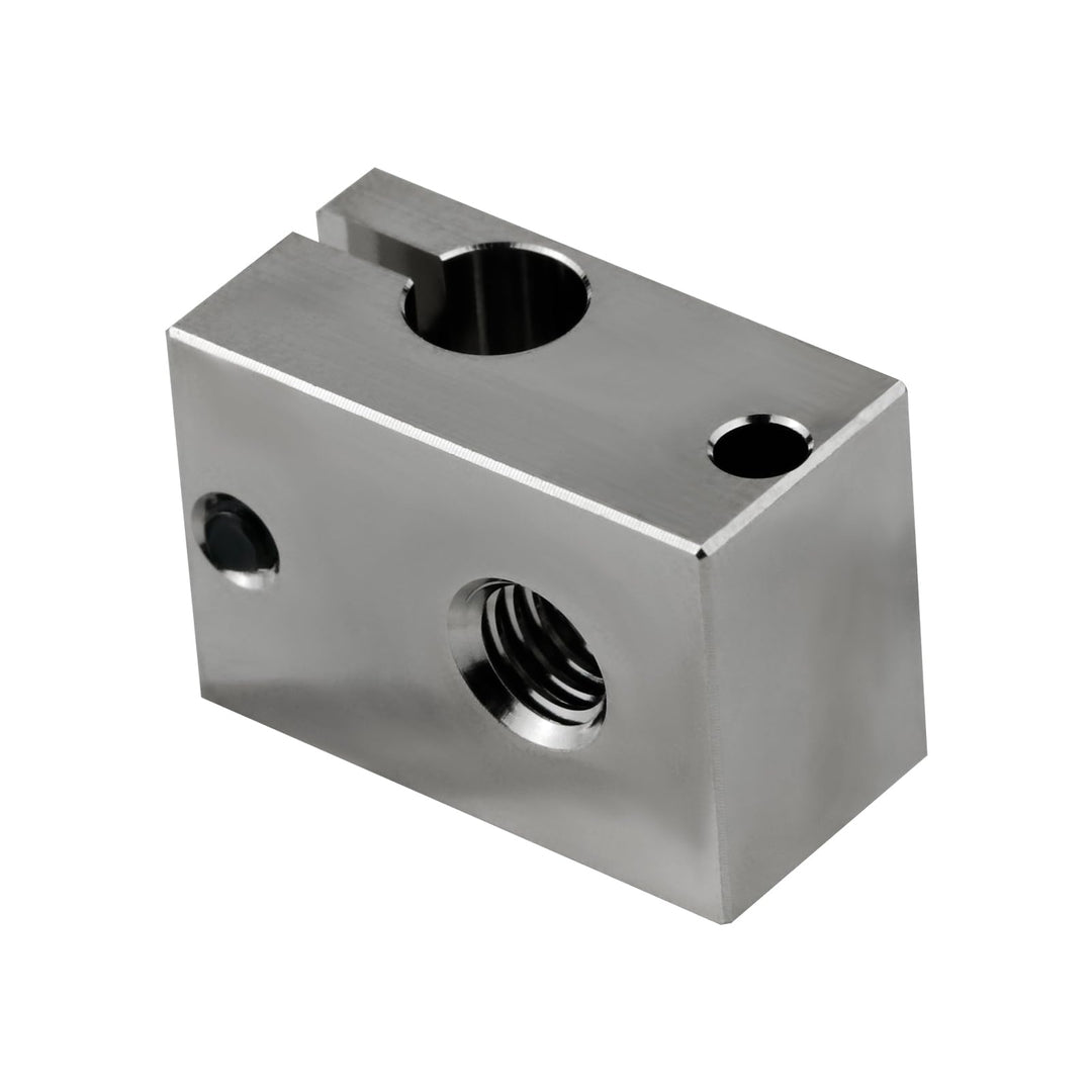 500 High Temperature Plated Copper Heater Block Compatible with PT100 Cartridge Sensor Version V6 Hotend Titan Aero Extruder Prusa i3 MK3 MK3S 3D Printer (Copper)