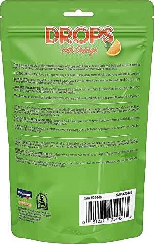 Drops Guinea Pig Treat - Orange - Yogurt Treats for Guinea Pigs Orange 5.3 Ounce (Pack of 1)