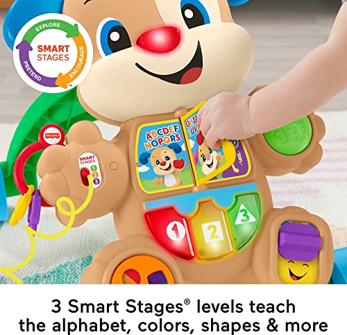 Baby Toy Laugh & Learn Smart Stages Learn with Puppy Walker with Music Lights & Activities for Infants Ages 6+ Months
