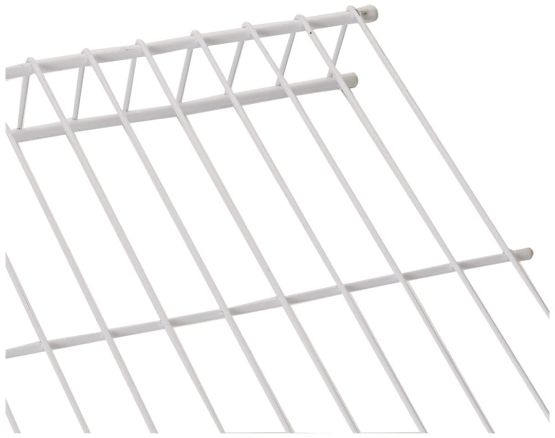 Direct Mount Wall Shelf, 2 Ft. Wide, Mounting Hardware Kit Included, White, Wire Shelving Organizer System for Home/Laundry/Bathroom/Mudroom/Pantry/Linen Closet, 2' Length, Metal