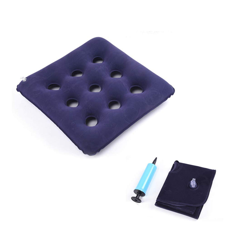 Medic-air Seat Cushion Prevent Bedsore with Pump,17X17 Air Inflatable Cushion for Back Tailbone Support, Bed Sores, Pain Relieve, Wheelchair/Office/Car Sitting