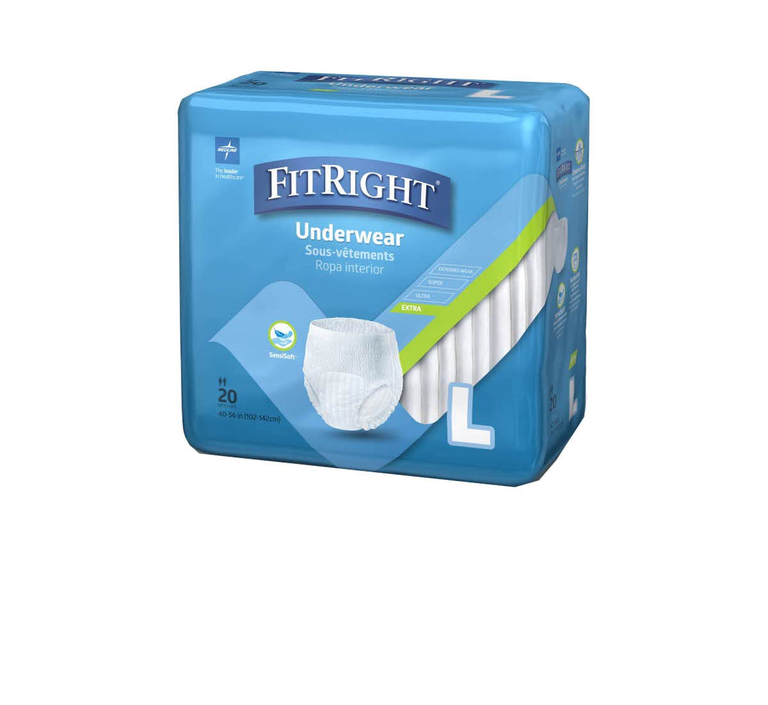 MSC13505A Protect Extra Protective Underwear, Large, (Pack of 4)