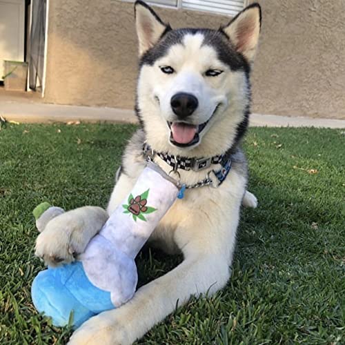 Puppy Chiefer 3000 - Funny Dog Toys - Plush Squeaky Weed for Medium, Small and Large - Cute Dog Gifts for Dog Birthday - Cool Stuffed Dog Toys