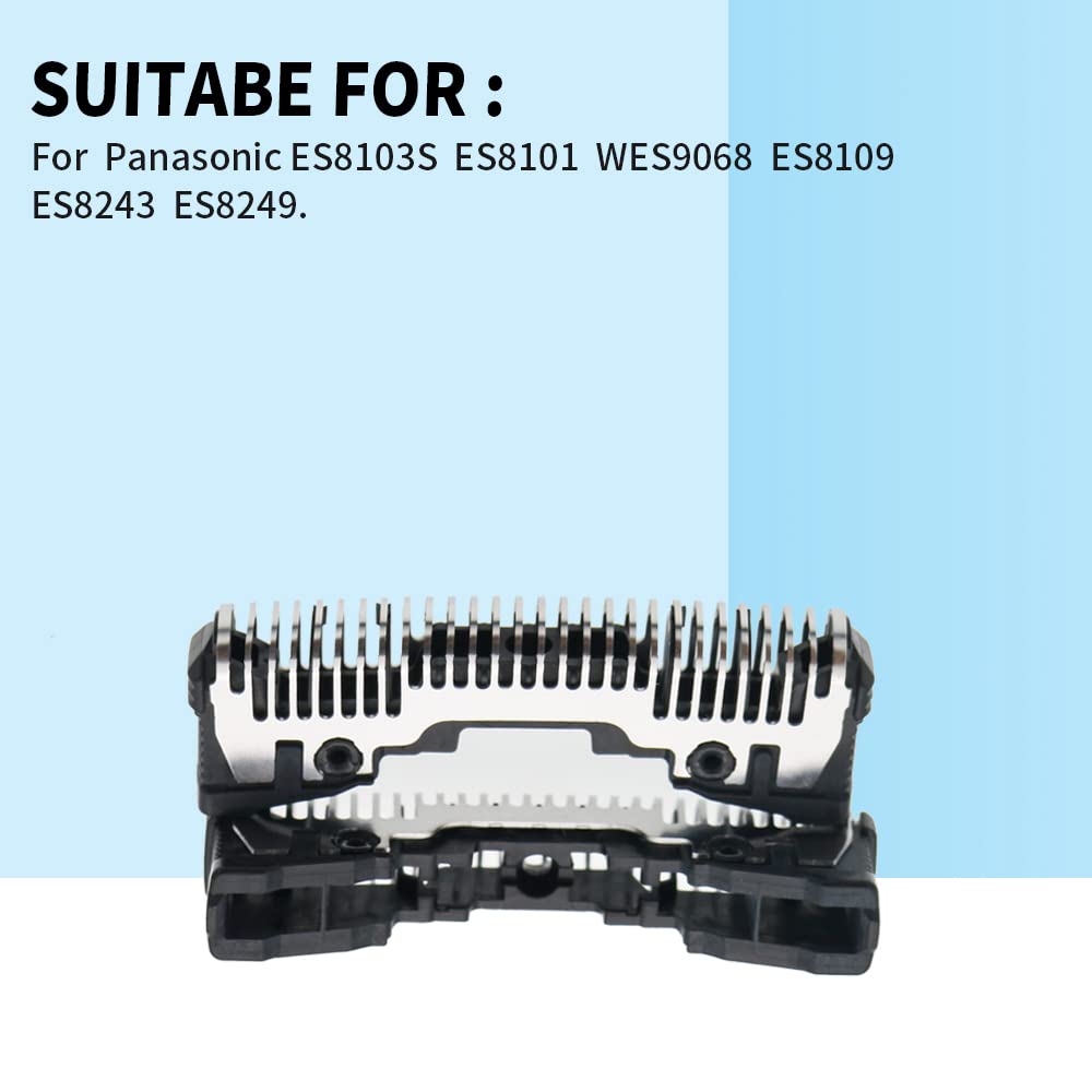 2 Pack Replacement Razor Blades for Panasonic Wet/Dry Shaver ES8103S ES8101 WES9068 ES8109 ES8243 ES8249, Inner Blade