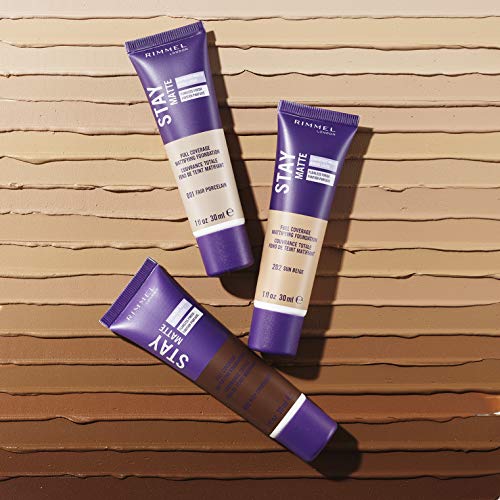 London Stay Matte Liquid Mousse - 200 Soft Beige - Foundation, Lightweight, Shine Control, Oil-Free, 1oz