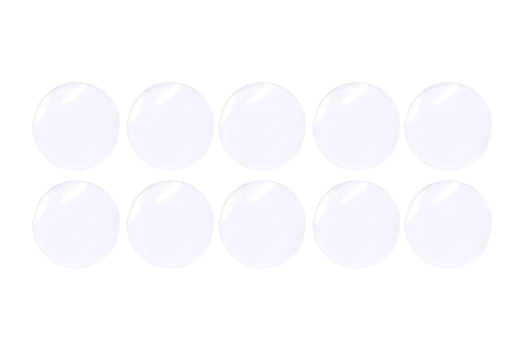 9966 3/4-Inch SurfaceGard Non-Adhesive Round Transparent Bumper Pads, 10-Count