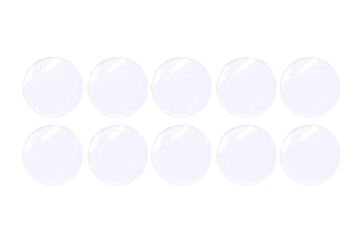9966 3/4-Inch SurfaceGard Non-Adhesive Round Transparent Bumper Pads, 10-Count