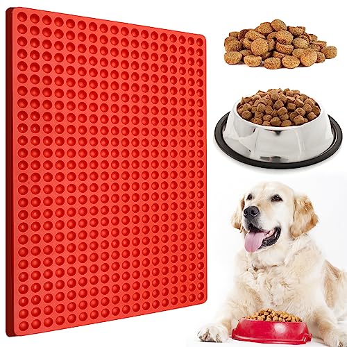 468-Cavity Mini Round Silicone Mold/Chocolate Drops Mold/Dog Treats Pan/Semi Sphere Gummy Candy Molds for Ganache Jelly Caramels Cookies Pet Treats Baking Mold (1 Cavity - 0.02 Oz)