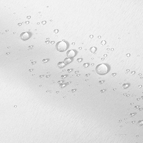 Waterproof Fabric Shower Curtain Liner with 3 Magnets - Soft Hotel Quality Cloth Shower Liner, Light-Weight & Machine Washable - Standard Size 72x72, White