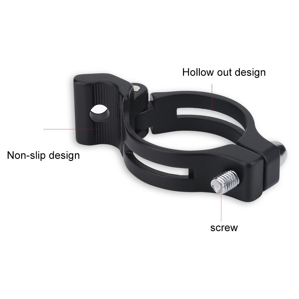 Front Derailleur Clamp Adjustable Braze On Front Derailleur Adapter Clamp for MT Road Bike(34.9mm)