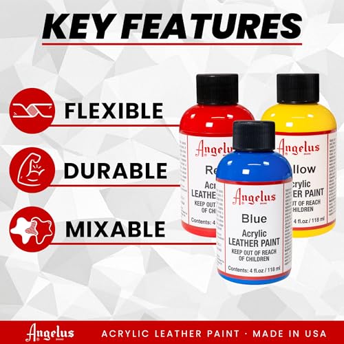 Acrylic Leather Paint, 4 Fl Oz (Pack of 1), Dark Brown