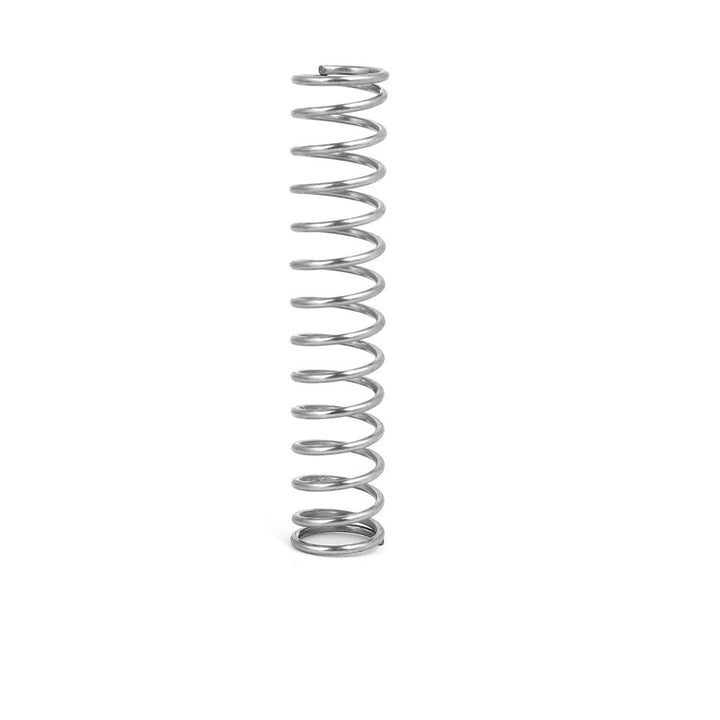 Compression Spring,304 Stainless Steel,10mm OD,1mm Wire Size,50mm Free Length,Silver Tone,20Pcs