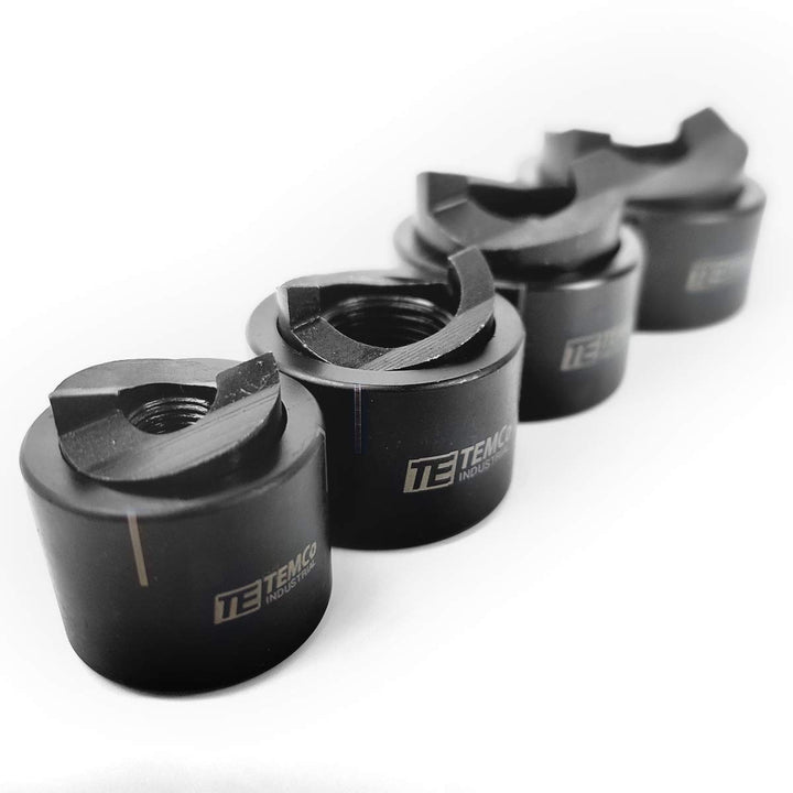 TEMCo TH0397 – Manual Knockout Punch Driver Kit for ½ inch to 1-1/4” inch Electrical Conduit Hole Sizes (1/2- 1-1/4 Conduit Size)