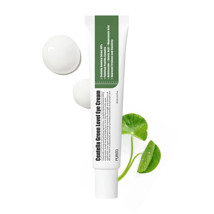 Centella Green Level Eye Cream /1fl.oz/Dark Circles/Around Eyes/Wrinkles/Puffiness that Reduces Eye Bags, Fine Lines