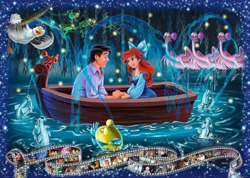 Disney Little Mermaid 1000 Piece Jigsaw Puzzle for Adults - 19745 - Every Piece is Unique, Softclick Technology Means Pieces Fit Together Perfectly