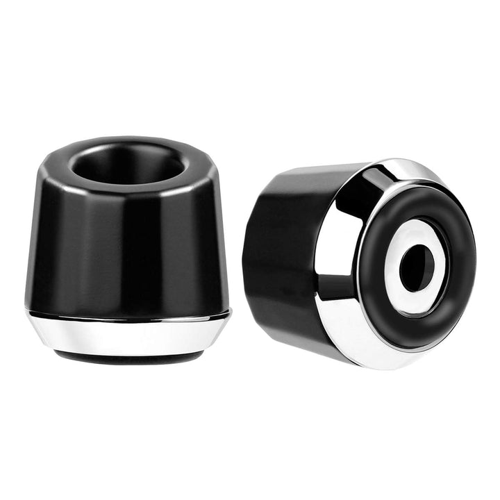 Men's Shaving Razor Stand, Zinc Alloy, Safety Razor Holder Base, Opening Dia 0.78 (2cm), Razor Holder for Men (Black)