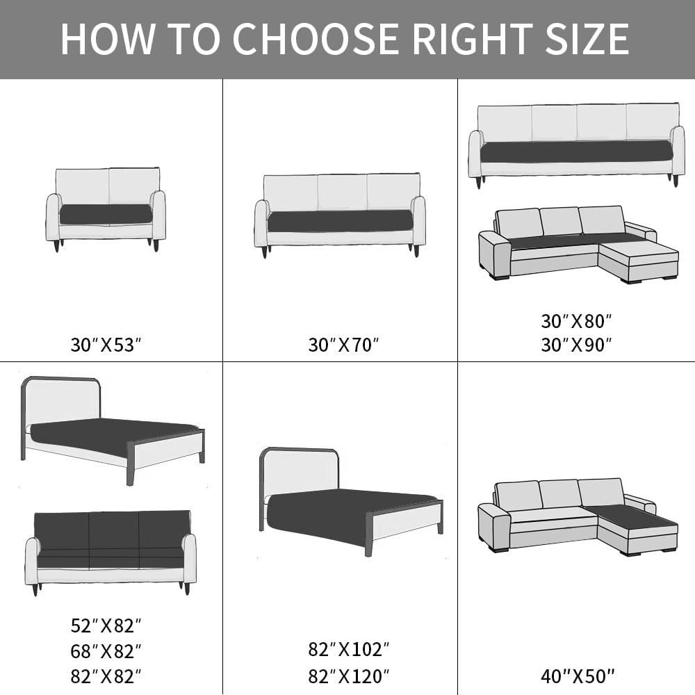 Waterproof Dog Bed Cover Pet Blanket for Furniture Bed Couch Sofa Reversible