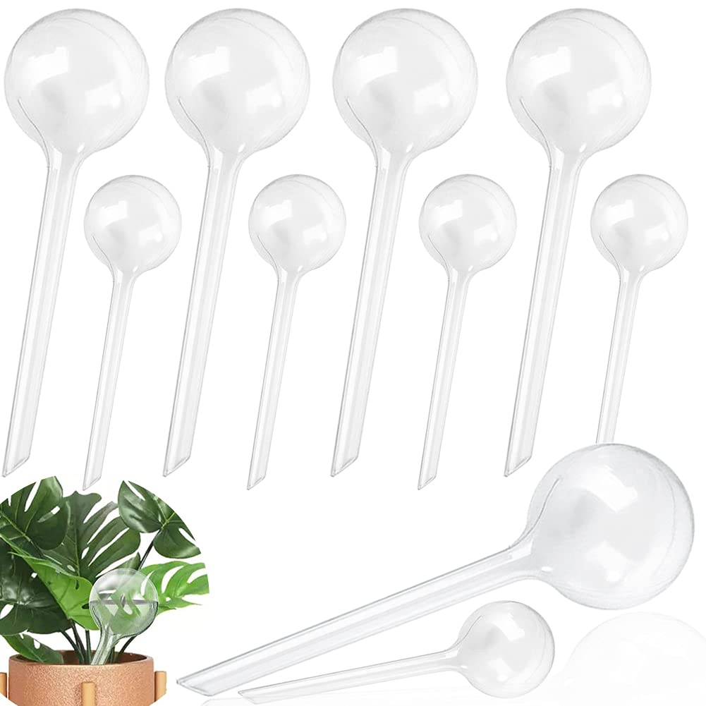 8 Pcs Plant Clear Watering Bulbs,Automatic Self-Watering Globes,Garden Water Device Watering Bulbs for Plants Garden