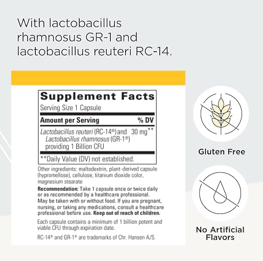 Pro-Flora Women's Probiotic - Lactobacillus rhamnosus GR-1 and Lactobacillus reuteri RC-14 Strains - Urogenital and Women's Health Support Supplement* - 30 Capsules