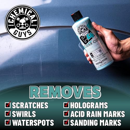 GAP11616 C4 Clear Cut Correction Compound (Paint Correction - Fixes Scratches, Swirls & Holograms), 16 oz.