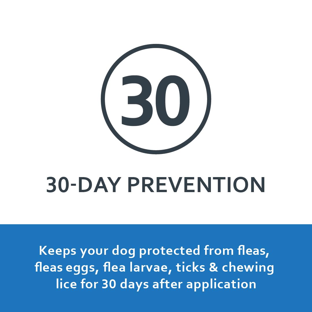 SENTRY Plus for Dogs, Flea and Tick Prevention for Dogs (45-88 Pounds), Includes 6 Month Supply of Topical Flea Treatments