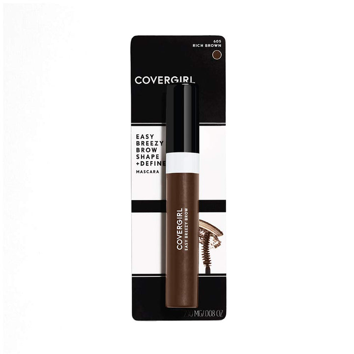 Easy Breezy Brow Mascara (packaging may vary), Rich Brown, 0.3 Fluid Ounce