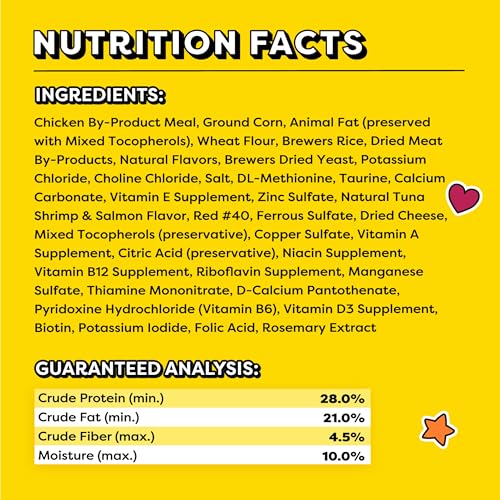 MixUps Crunchy and Soft Cat Treats Surfer's Delight Flavor, 16 oz. Tub