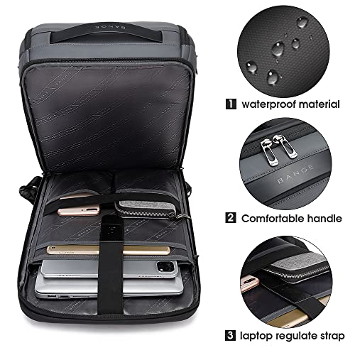 Business Smart Backpack Waterproof fit 15.6 Inch Laptop Backpack with USB Charging Port,Travel Durable Backpack