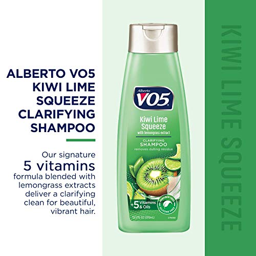 Herbal Escapes Clarifying Shampoo - 12.5 Fl Oz - Kiwi Lime Squeeze - Help Nourish, Moisturize and Hydrate Hair Leaving It Looking and Feeling Thicker, Fuller and Simply Beautiful