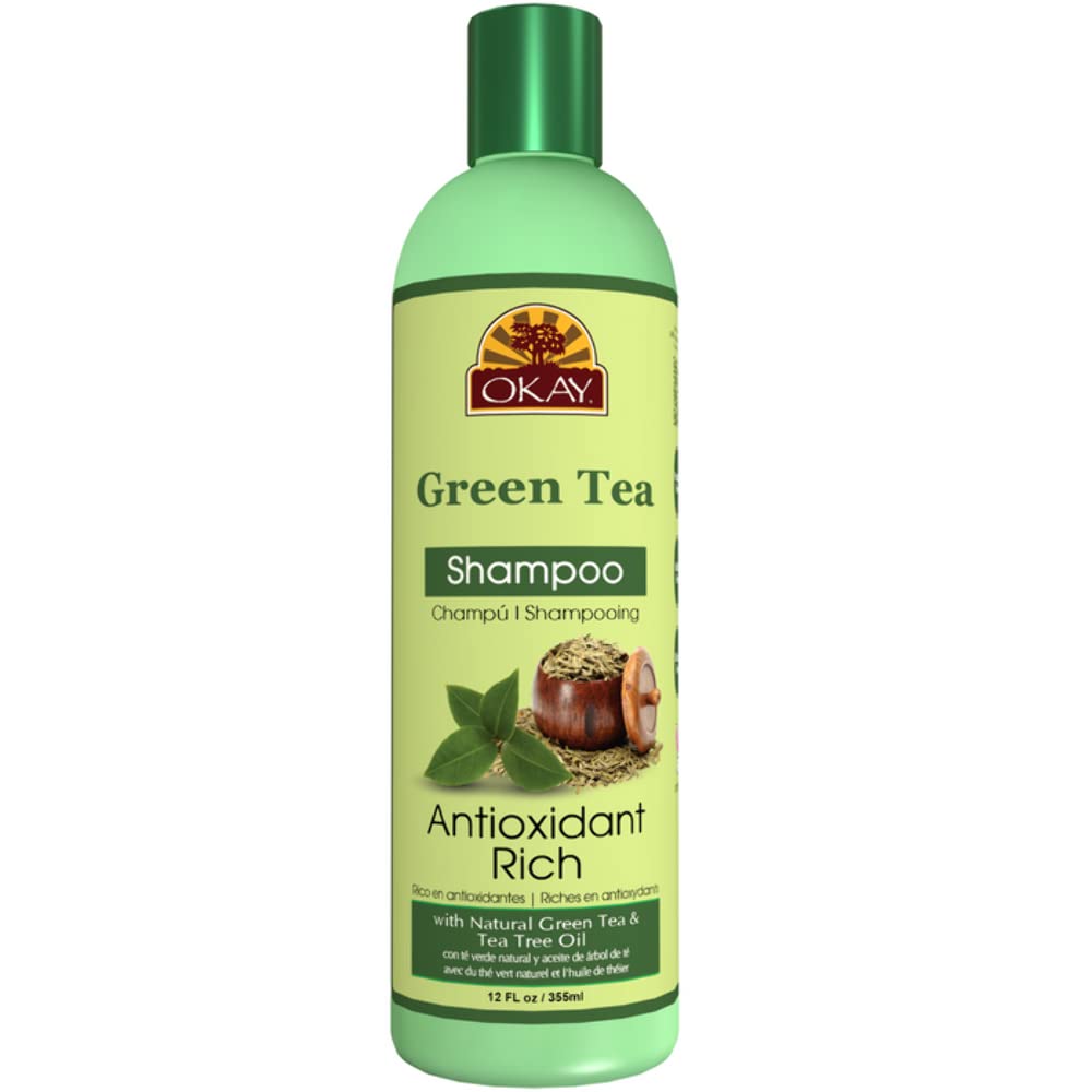 Green Tea Nourishing Antioxidant Rich Shampoo, 12 Ounce