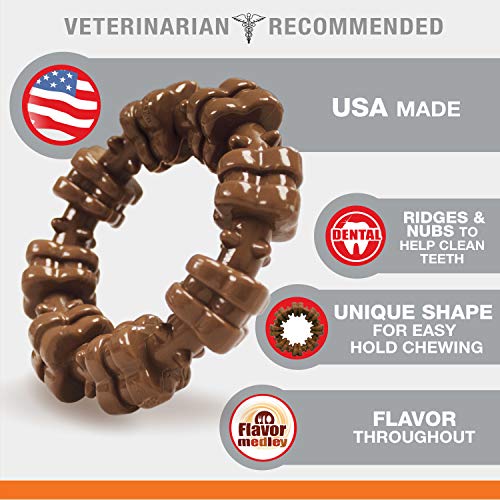 Textured Ring Power Chew Toy for Dogs, Dog Toys for Aggressive Chewers, Flavor Medley, X-Large Dogs - 50+ lbs, 1 Count