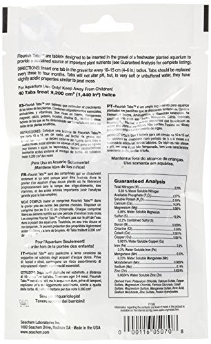 Flourish Tabs Growth Supplement - Aquatic Plant Stimulant 40 ct