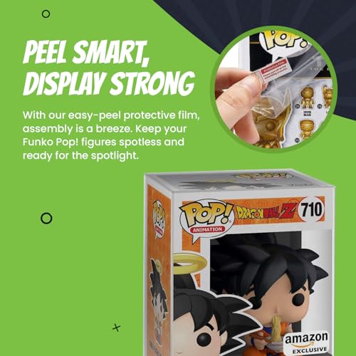(10 Pack) Pop Protector Compatible with - 4 Inch Funko POP! Figures, Strong, Clear Pop Case, Acid Free
