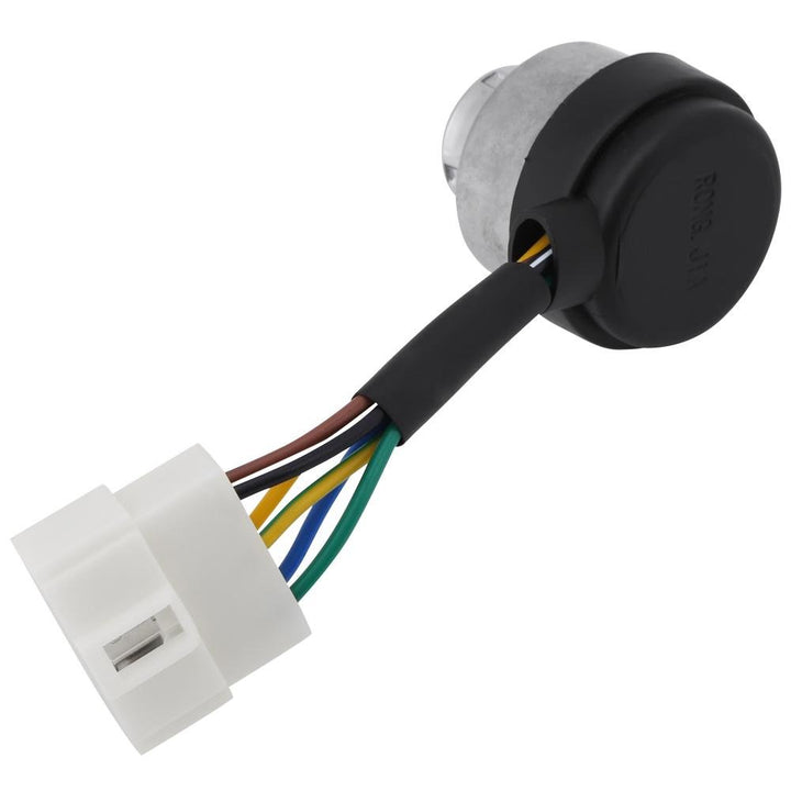 Ignition Switch With Key for 2.5-6.5KW Gas Generator 188F Starter, 6 Wire Ignition Lock Cylinder With Key