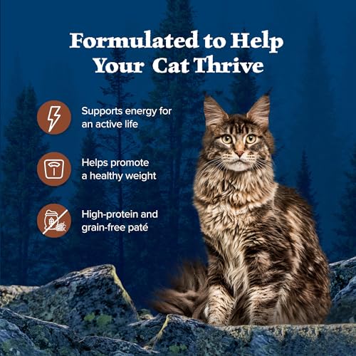 Wilderness Natural High-Protein Grain-Free Wet Food for Adult Cats, Turkey Paté, 5.5-oz. Cans, 24 Count