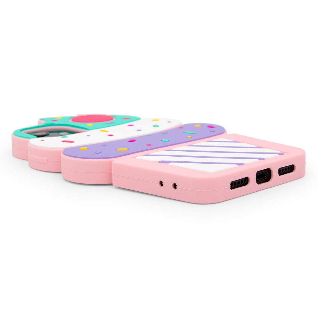 Cute Case Compatible with iPhone 11 Case, Ice Cream Funny 3D Cartoon Cupcakes Shaped Soft Silicone Full Protection Shockproof Cases Cover for Girls Kids Women