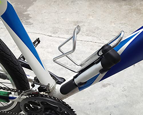 Mini Bike Pump Bracket (Note: Fits for Pump in Diameter 0.94-1.06 in/2.4-2.7 cm) Road Bike Hand Pump Holder Bicycle Frame-Mounted Pump Clip