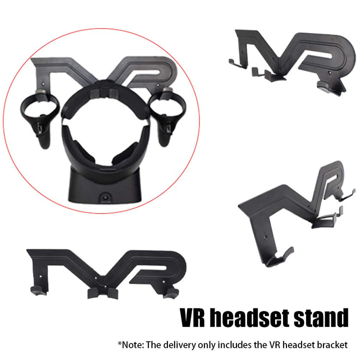 VR Headset Stand, Black, Portable Electronic Device Stand, Compatible with Headphones