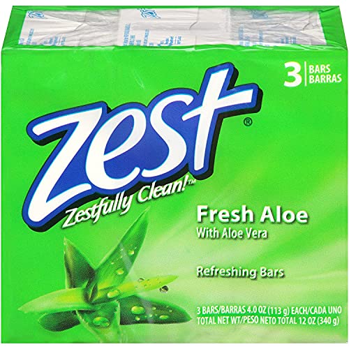 Bath BAR Fresh Aloe 3X4 Oz, Fresh Aloe, 3.4 Ounce