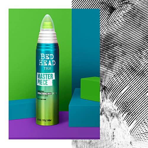 Bed Head Frizz Control Hairspray Extra Hold Masterpiece Hair Care Spray for Incredibly Shiny and Glossy Hair, 10.3 oz