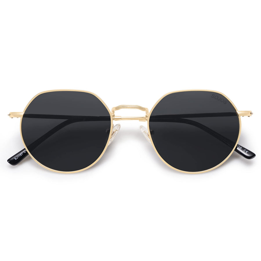 Round Polygon Polarized Sunglasses for Women Men Retro Classic Vintage Panto Shades SJ1157