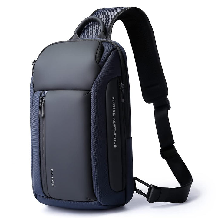 Shoulder Bag for Men, Waterproof Crossbody Sling Backpack for Men… (7566Blue)