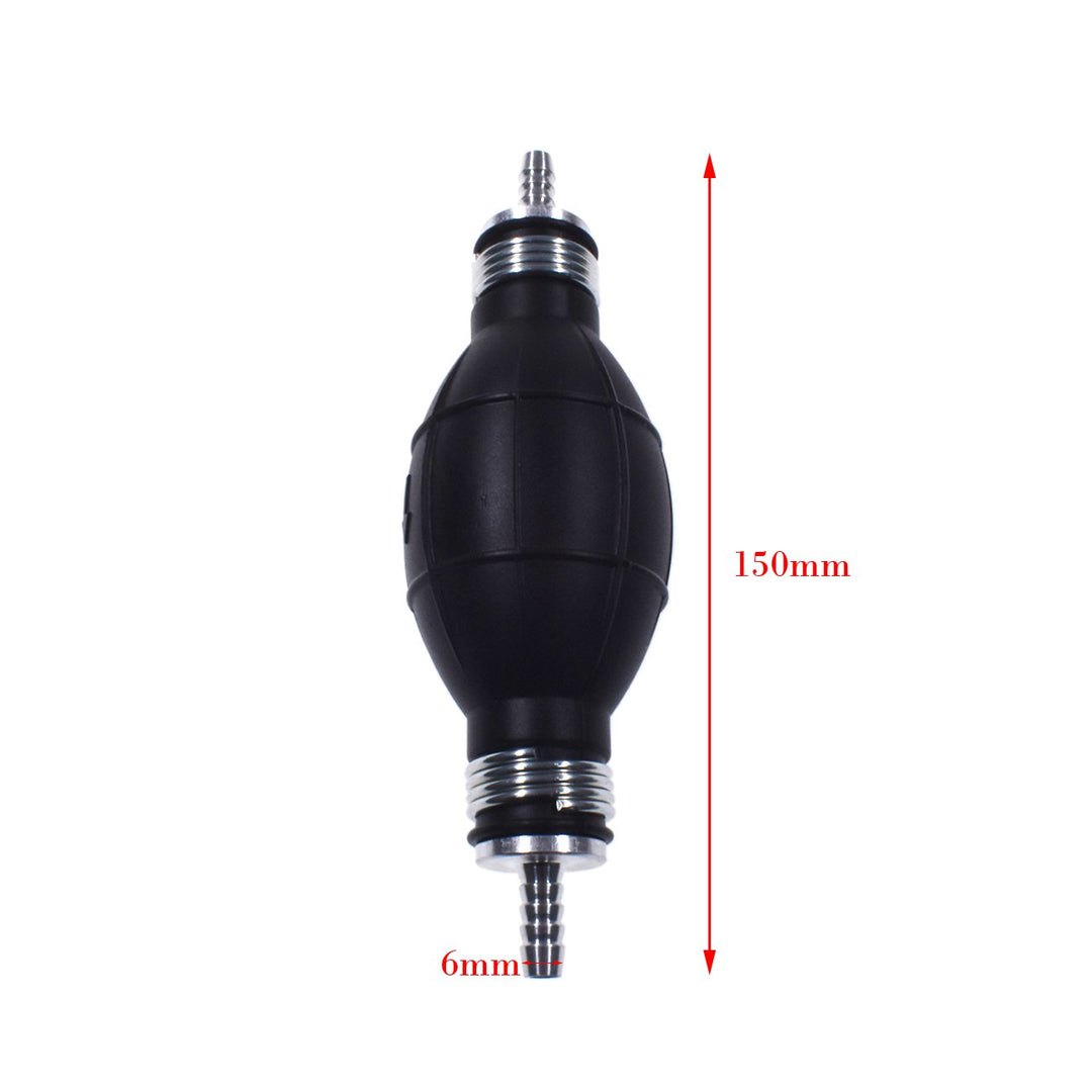 Fuel Pump Fuel Line Hand Primer Bulb 6mm 1/4‘’ inch Rubber fit for Car/Boat/Marine/Motorcycle 9001080A
