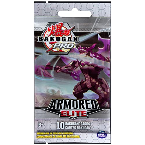 Pro, Armored Elite Booster Pack with 10 Collectible Trading Cards, for Ages 6 and Up