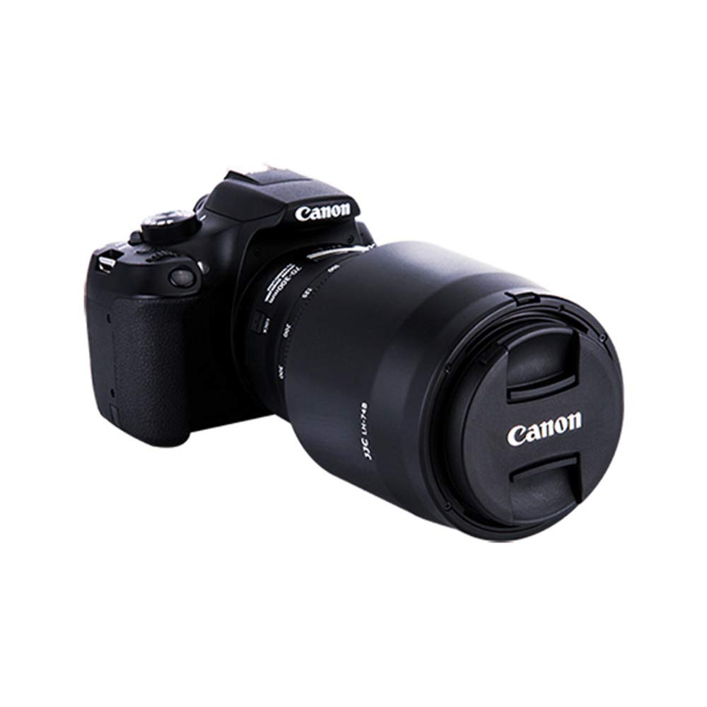 Reversible Lens Hood Shade for Canon EF 70-300mm f/4-5.6 is II USM Replaces Canon Lens Hood ET-74B, with Button to Lock or Release
